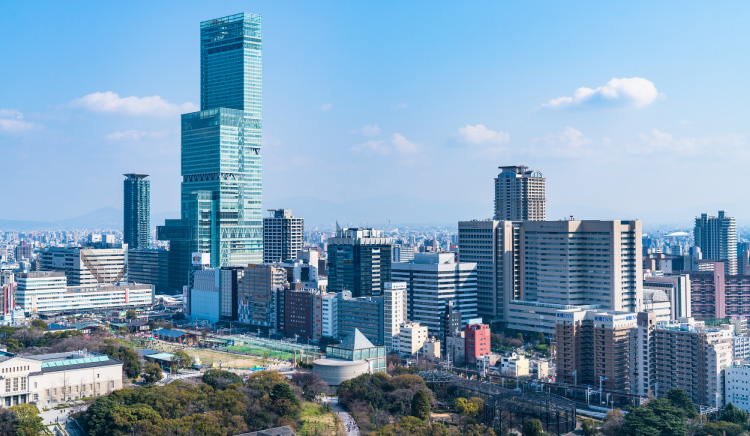 大阪の町並み